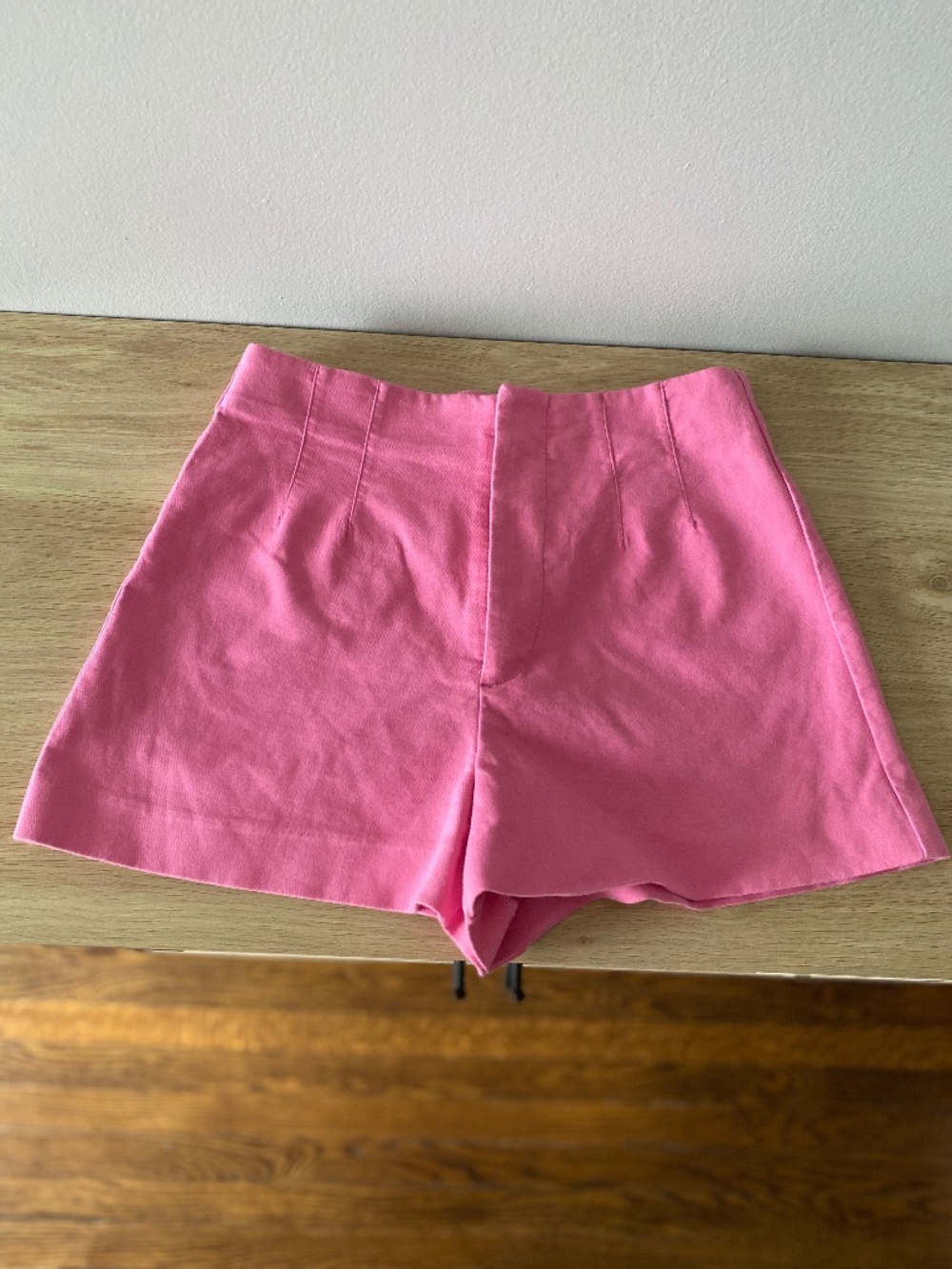 ZARA - pink high waisted shorts
